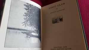 COOT CLUB [Hardcover] Ransome, Arthur 1948 - Jonathan Cape
