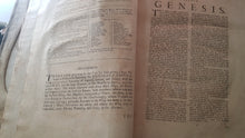 Load image into Gallery viewer, Queen Anne Bible C 1700&#39;s Blome&#39;s History of the Bible; The History of the Old and New testament [Leather Bound/kid skin]
