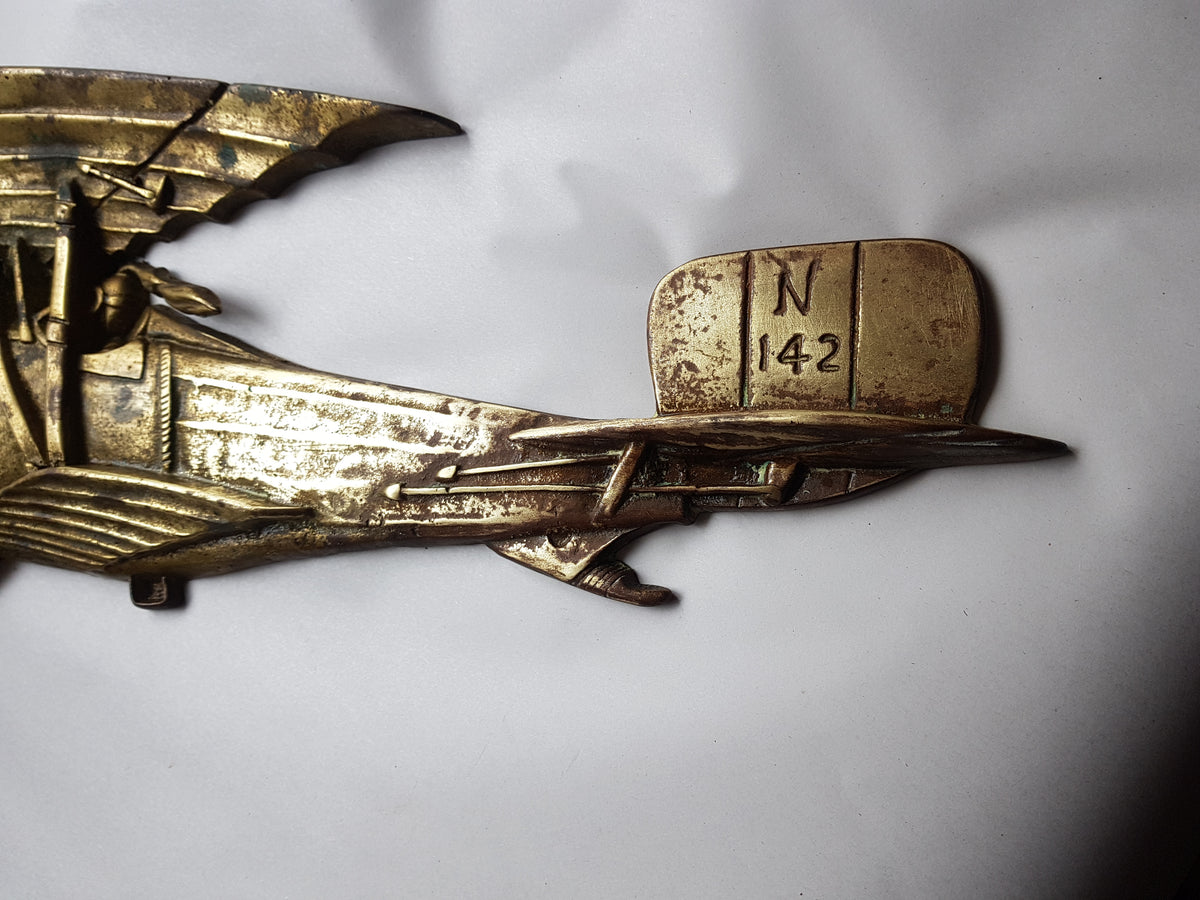 Bulldog N142 - Brass - T. Blakemore LTD 5557 World War 1 - Rare brass wall art.
