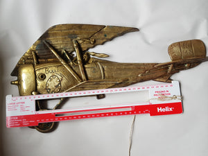 Bulldog N142 - Brass - T. Blakemore LTD 5557 World War 1 - Rare brass wall art.