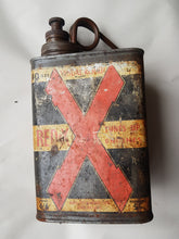 Load image into Gallery viewer, Rare REDeX can 40ozs. Oil Can  With Telescopic spout Pump. For Car Aeroplane &amp; Diesel Engines
