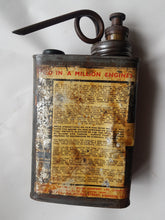 Load image into Gallery viewer, Rare REDeX can 40ozs. Oil Can  With Telescopic spout Pump. For Car Aeroplane &amp; Diesel Engines

