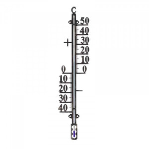 Outside-In Thermometer 16" Inches - 40.64cm - Traditional Metal Style - Centigrade