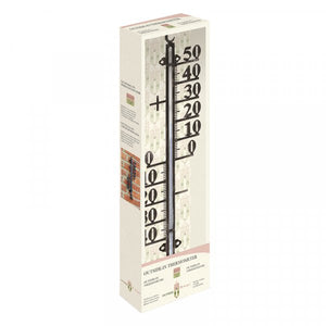 Outside-In Thermometer 16" Inches - 40.64cm - Traditional Metal Style - Centigrade