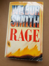 Load image into Gallery viewer, Rage by Wilbur Smith paperback edition 1987 Pan
