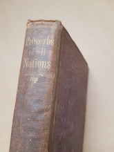 Load image into Gallery viewer, Proverbs of all nations; compared, explained and illustrated. [Hardcover] Kelly, Walter K: 1859
