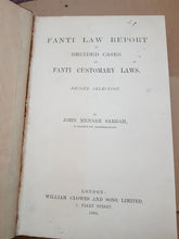 Load image into Gallery viewer, Fanti Law Report of Decided Cases on Fanti Customary Laws: Second Selection (1904 ). Hardcover. Garba
