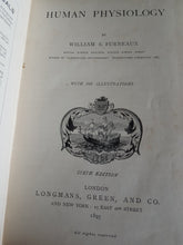 Load image into Gallery viewer, HUMAN PHYSIOLOGY [Hardcover] Furneaux. 1895. Longmans
