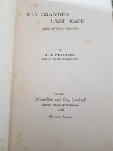 Load image into Gallery viewer, RIO GRANDE&#39;S LAST RACE AND OTHER VERSES [Hardcover] Paterson
