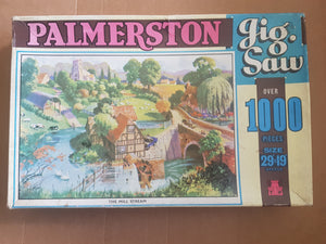 Palmerston Jig Saw over 1000 pieces. Tower Press jigsaw puzzle. The Mill Stream
