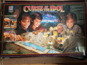 Curse of the idol. Board game. Incomplete. MB games.