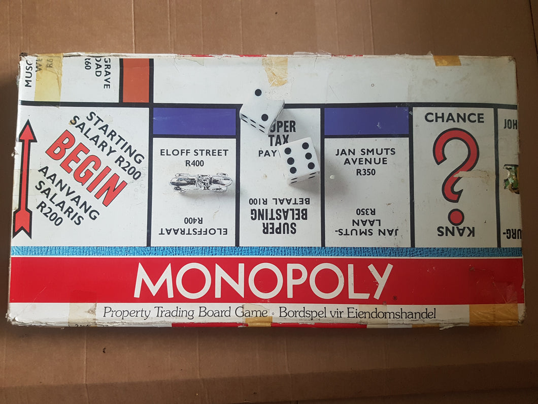 Rare Metrotoy Monopoly.  Limited licenced South African Monopoly.