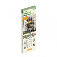 Load image into Gallery viewer, 4 Tier GroZone Shelving - Plant pot shelving
