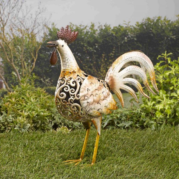 Cockerel Solar Silhouette Garden Light | Smart Solar