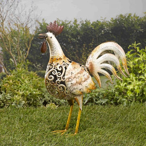 Cockerel Solar Silhouette - Solar light