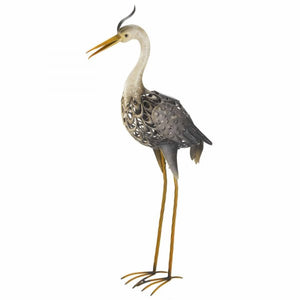 Heron Ornament - Solar Silhouette Heron - Smart Solar light