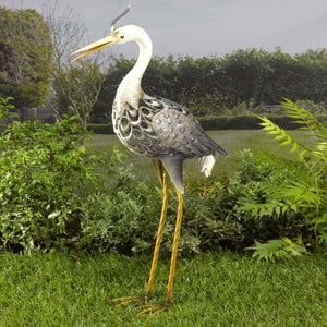 Heron Ornament - Solar Silhouette Heron - Smart Solar light