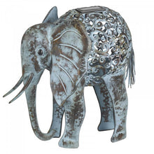 Load image into Gallery viewer, Silhouette Elephant - garden and home lantern light. Solar powered - 34 x 23.5 x 38 cm - Smart Solar
