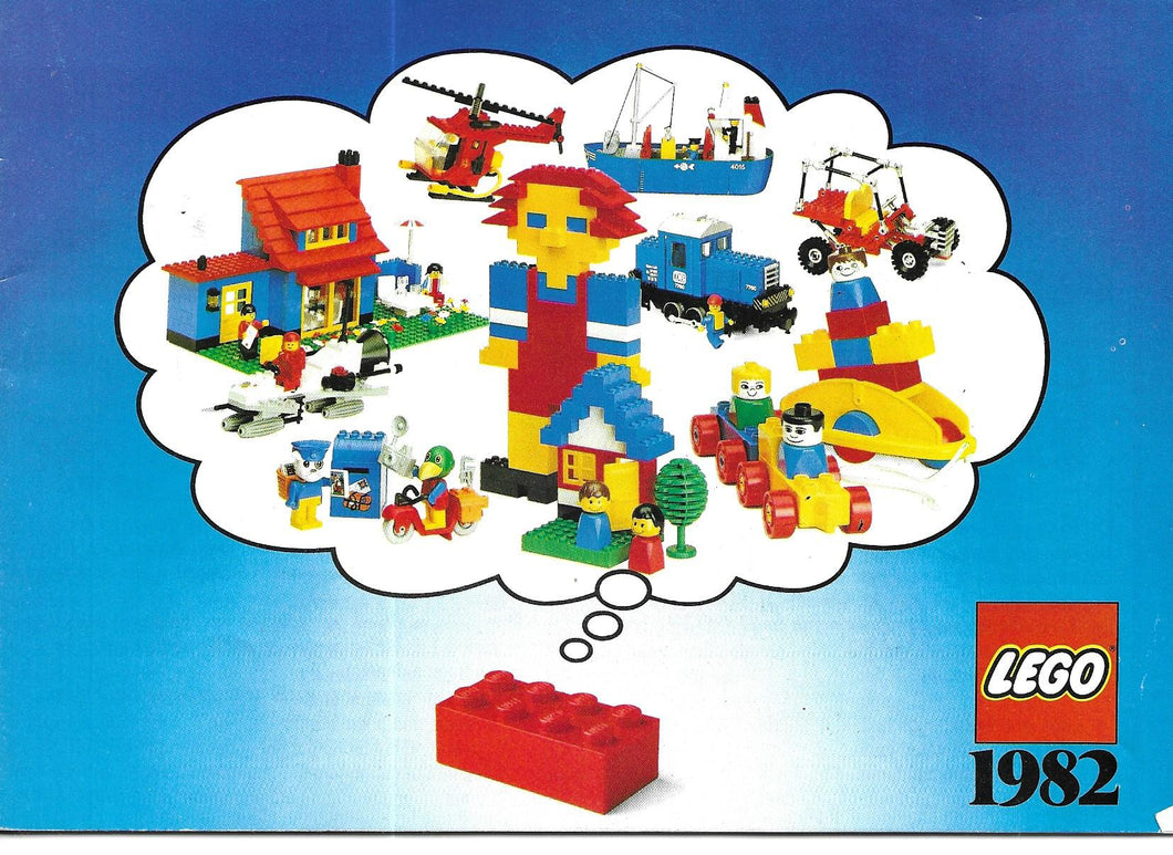 Lego Product brochure 1982 - paperback - 31 pages.