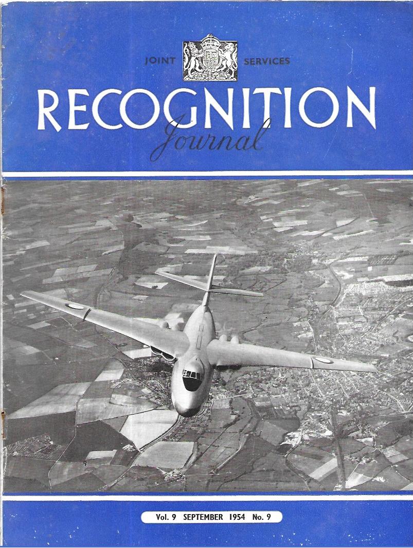 Joint Services Recognition Journal September 1954 Vol 9 Vol 9