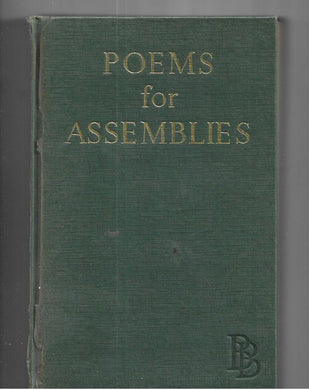 Poems for Assemblies