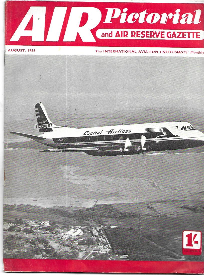 Air Pictorial and Air Reserve Gazette, 17/8, August 1955