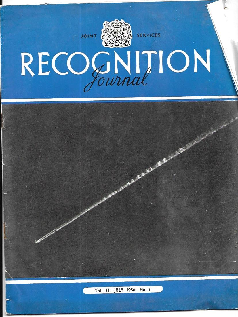 Joint Services Recognition Journal July 1956 Vol 11 Vol 7