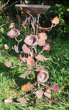 Load image into Gallery viewer, Copper and Bronze Stand - Candle holder  - for the Home or Garden - by Sculpture artist Simon Mahoney
