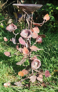 Copper and Bronze Stand - Candle holder  - for the Home or Garden - by Sculpture artist Simon Mahoney