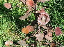 Load image into Gallery viewer, Copper and Bronze Stand - Candle holder  - for the Home or Garden - by Sculpture artist Simon Mahoney
