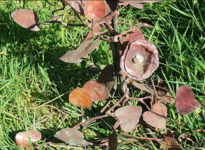 Copper and Bronze Stand - Candle holder  - for the Home or Garden - by Sculpture artist Simon Mahoney