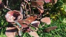 Load image into Gallery viewer, Copper and Bronze Stand - Candle holder  - for the Home or Garden - by Sculpture artist Simon Mahoney
