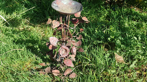 Unique Copper and Bronze Stand  - for the Home or Garden - Candle, Bird Bath, Flower Pot, Planter