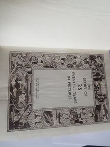 The Silver Jubilee Book: The Story of 25 Eventful Years in Pictures [Hardcover] Odhams