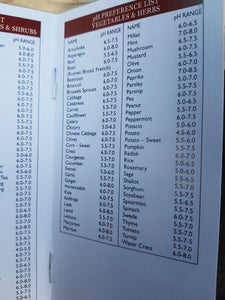 PH Soil Tests - Acid Alkaline testing for soils up to 15 tests.