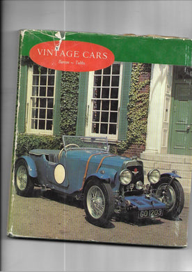 Vintage Cars in Colour. Photographs by J. Barron. Introduction by D. B. Tubbs [Unknown Binding] James Barron and Douglas Burnell Tubbs