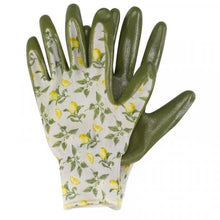 Load image into Gallery viewer, Sicilian Lemon Seed &amp; Weed M8 (Medium Size 8) Water Resistant gardening safety gloves
