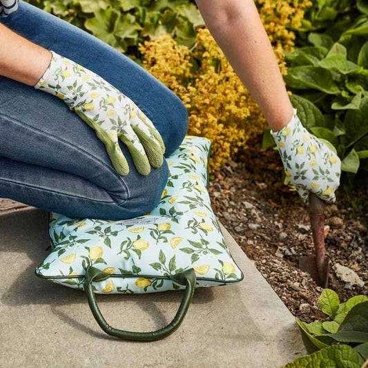 Garden Kneeler -  Padded Gardening Cushion Sicilian Lemon Kneeling Pad Tough, Light