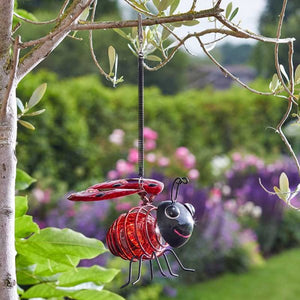 Solar Bug Light - Ladybird - Solar Powered - Springing / Bouncing -