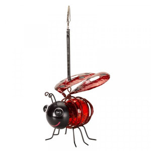 Solar Bug Light - Ladybird - Solar Powered - Springing / Bouncing -