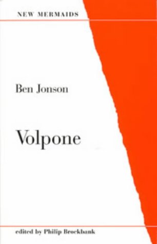 Volpone (New Mermaids) Ben Jonson and Philip Brockbank