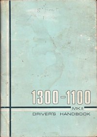 1300 - 1100 MKII Driver's Handbook AKD 7098 A
