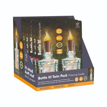 Load image into Gallery viewer, Bottle It! Candle - Twin Pack - Bottle top light.
