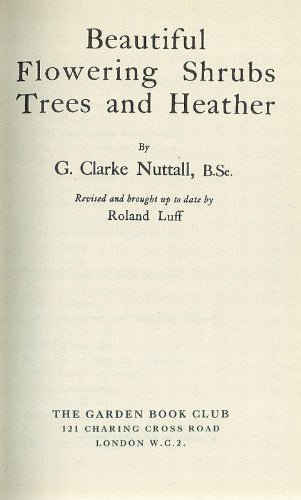 Beautiful flowering shrubs,trees and heather