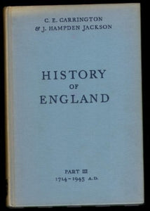 History Of England Part Iii [Unknown Binding]