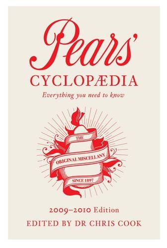 Pears' Cyclopaedia 2009 - 2010