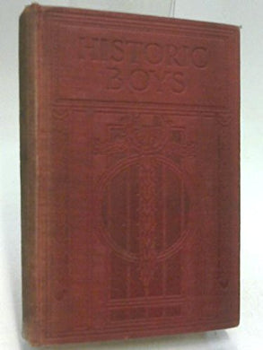 Historic Boys [Hardcover] E.S. Brooks