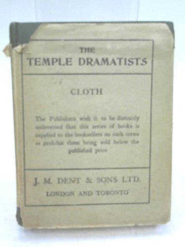 The knight Of The Burning Pestle ( The Temple Dramatists )