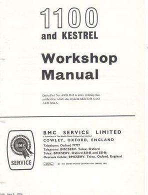 1100 and KESTREL Workshop Manual