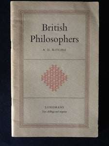 British Philosophers [Paperback] Arthur David Ritchie